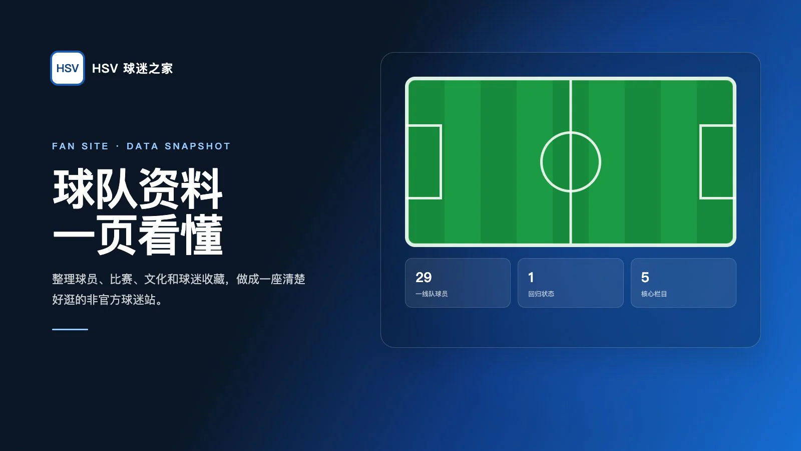 HSV 球迷之家项目页面